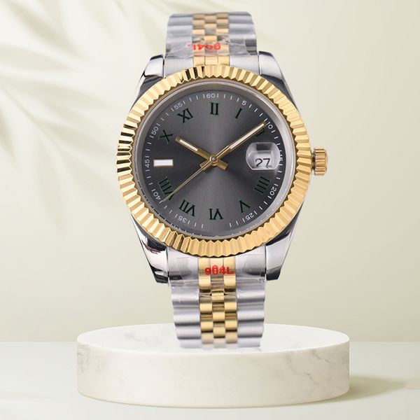 men's designer watches female luxury reloj just watch 36mm 41mm mechanical movement stainless steel band folding buckle luminous sapphi, Slivery;brown
men's designer watches female luxury reloj just watch 36mm 41mm mechanical movement stainless steel band folding buckle luminous sapphi, Slivery;brown