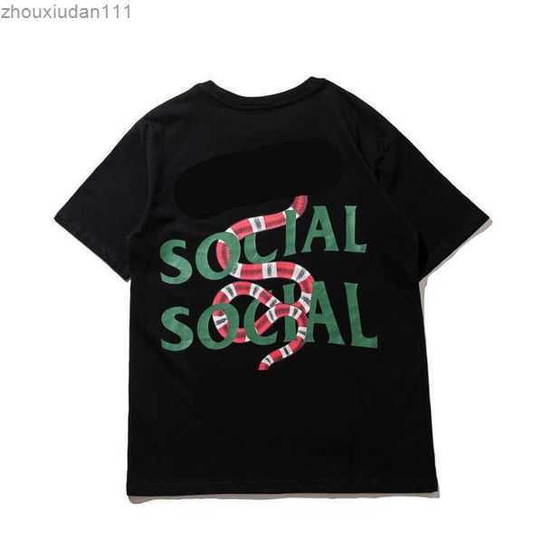 american trend new men's t shirt green letters three-dimensional snake print short-sleeved high street anti social club designer couple, White;black
american trend new men's t shirt green letters three-dimensional snake print short-sleeved high street anti social club designer couple, White;black