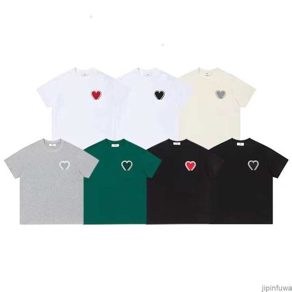 designer amis t shirt men women summer short sleeve tees heart embroidery logo tees comfortable mens casual t-shirt, White;black
designer amis t shirt men women summer short sleeve tees heart embroidery logo tees comfortable mens casual t-shirt, White;black
