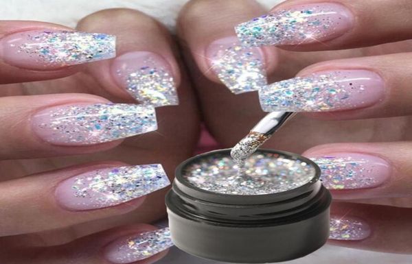 nail gel 5ml glitter paint uv varnish semipermanent base manicure primer shimmer diamond shining platinum7735300, Red;pink
nail gel 5ml glitter paint uv varnish semipermanent base manicure primer shimmer diamond shining platinum7735300, Red;pink