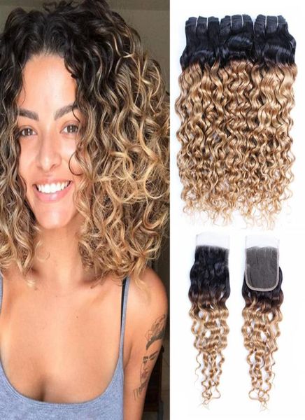 1b 27 ombre blonde curly hair bundles with closure brazilian water wave hair 4 bundles with lace closure remy human hair extension8158915, Black;brown
1b 27 ombre blonde curly hair bundles with closure brazilian water wave hair 4 bundles with lace closure remy human hair extension8158915, Black;brown