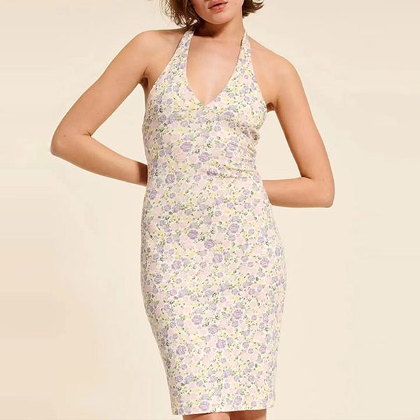 2023 designer dress women summer dress, open back, deep v-neck, waistband, buttocks, and slim floral mini neck dress for women womens design, Black;gray
2023 designer dress women summer dress, open back, deep v-neck, waistband, buttocks, and slim floral mini neck dress for women womens design, Black;gray