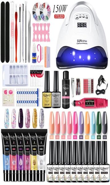 nail art kits set acrylic kit semi permanent extension polygels with uv lamp drying drill machine tools1648637
nail art kits set acrylic kit semi permanent extension polygels with uv lamp drying drill machine tools1648637