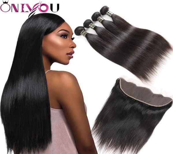 onlyou hair vendors brazilian straight body wave 4 bundles with frontal ear to ear unprocessed virgin hair extensions human hair b1083384, Black;brown
onlyou hair vendors brazilian straight body wave 4 bundles with frontal ear to ear unprocessed virgin hair extensions human hair b1083384, Black;brown