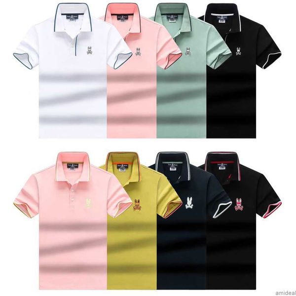 designer mens psycho bunny polos shirts summer short sleeve slim fit breathable skull rabbit print sailor neck casual tshirt luxury fashion, White;black
designer mens psycho bunny polos shirts summer short sleeve slim fit breathable skull rabbit print sailor neck casual tshirt luxury fashion, White;black