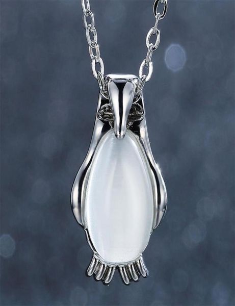 women pendant necklace penguin animal necklaces sliver plated charms opal necklace vintage jewelry for girl women gift6077581, Silver
women pendant necklace penguin animal necklaces sliver plated charms opal necklace vintage jewelry for girl women gift6077581, Silver