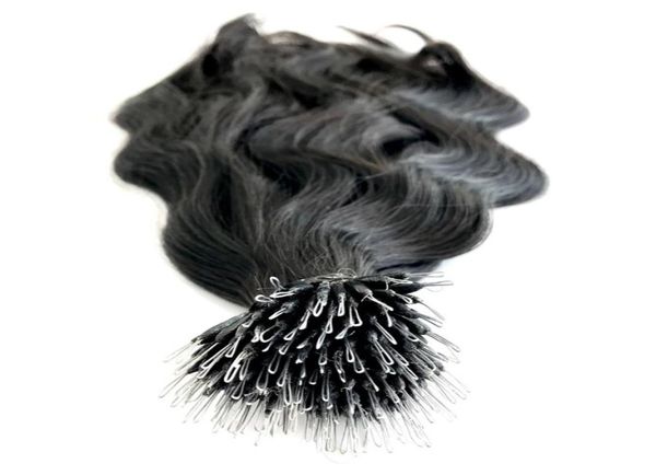 8a grade body wave nano ring virgin hair natural color rings hair extension for women 08g s 200s lot9009005, Black
8a grade body wave nano ring virgin hair natural color rings hair extension for women 08g s 200s lot9009005, Black