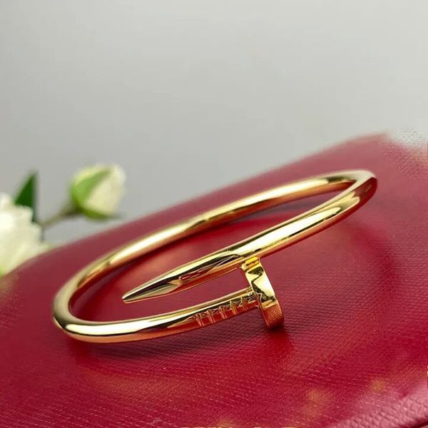 fine nail bangle sterling silver hollow elastic bracelet 16-19cm for woman designer t0p quality official reproductions premium gifts, Golden;silver
fine nail bangle sterling silver hollow elastic bracelet 16-19cm for woman designer t0p quality official reproductions premium gifts, Golden;silver