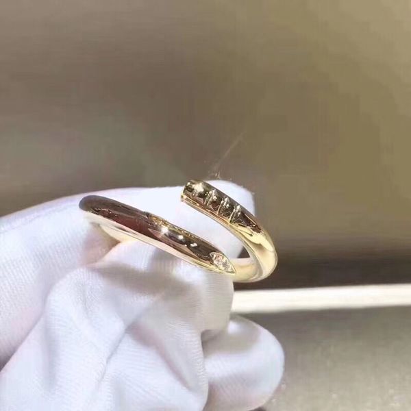 nail ring women luxury designer jewelry couple love rings stainless steel alloy gold-plated process fashion accessories never fade not aller, Silver
nail ring women luxury designer jewelry couple love rings stainless steel alloy gold-plated process fashion accessories never fade not aller, Silver