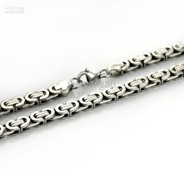 1pcs 63mm distinctive classical mens jewelry silver stainless steel byzantine chain nckelace216quot7846839
1pcs 63mm distinctive classical mens jewelry silver stainless steel byzantine chain nckelace216quot7846839