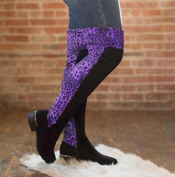 autumn winter women thigh high boots round toe low heels platform ladies shoes mixed colors leopard over the knee long1346322, Black
autumn winter women thigh high boots round toe low heels platform ladies shoes mixed colors leopard over the knee long1346322, Black