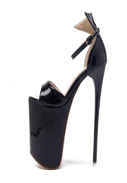 19cm heel height peep toe stiletto heel platform party shoes heels us size3105 no1852638175191, Black
19cm heel height peep toe stiletto heel platform party shoes heels us size3105 no1852638175191, Black