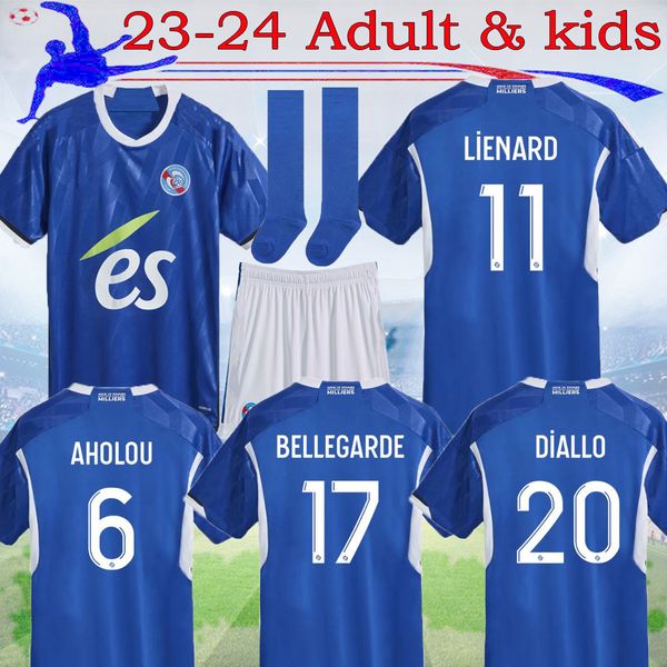 2023 rc strasbourg soccer jerseys diallo bellegarde ajorque 23 24 home mothiba lienard diarra djiku delaine aholou football shirt kids kit 1, Black;yellow
2023 rc strasbourg soccer jerseys diallo bellegarde ajorque 23 24 home mothiba lienard diarra djiku delaine aholou football shirt kids kit 1, Black;yellow