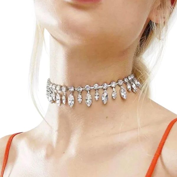 selling all-match accessories ladies vintage high sense rhinestone necklace fashion shiny necklace jewelry, Silver
selling all-match accessories ladies vintage high sense rhinestone necklace fashion shiny necklace jewelry, Silver