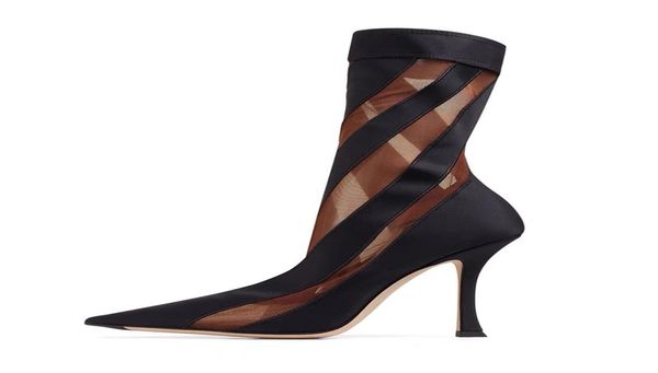 women springsummer stretch thighhigh boots size 34 to 43 with striated mesh stiletto heels5298014, Black
women springsummer stretch thighhigh boots size 34 to 43 with striated mesh stiletto heels5298014, Black