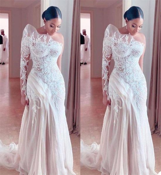 real image plus size mermaid wedding dress one shoulder ruffles appliqued lace bridal dresses custom made gorgeous sweeptrain robe8096331, White
real image plus size mermaid wedding dress one shoulder ruffles appliqued lace bridal dresses custom made gorgeous sweeptrain robe8096331, White