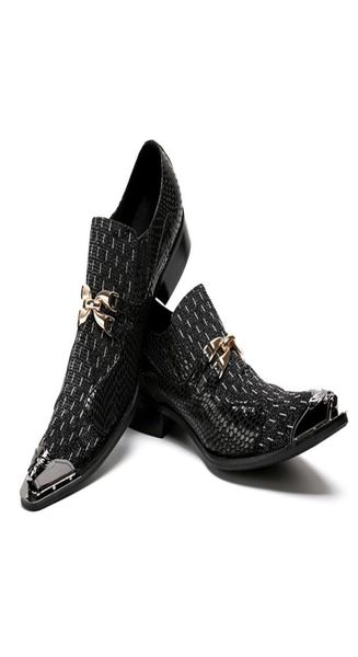 new mens genuine leather wedding shoes men fashion metal pointed toe suit dress shoes leiusre party shoe6995257, Black
new mens genuine leather wedding shoes men fashion metal pointed toe suit dress shoes leiusre party shoe6995257, Black