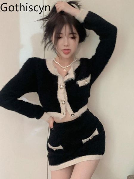 dress gothiscyn women suits imitation mink velvet soft waxy black sweater long sleeves knit cardigan jacket + skirt 2pcs autumn 2022, White
dress gothiscyn women suits imitation mink velvet soft waxy black sweater long sleeves knit cardigan jacket + skirt 2pcs autumn 2022, White