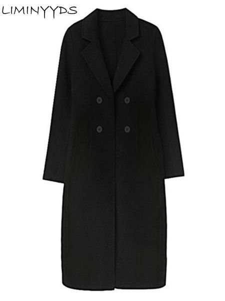 fur women blends wool autumn solid simple double breasted loose long overcoats allmatch casual korean style female lady outwear new, Black
fur women blends wool autumn solid simple double breasted loose long overcoats allmatch casual korean style female lady outwear new, Black