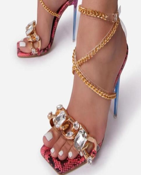 woemn summer stilettos drills with gold chains sandals square style ladies big size9521164, Black
woemn summer stilettos drills with gold chains sandals square style ladies big size9521164, Black