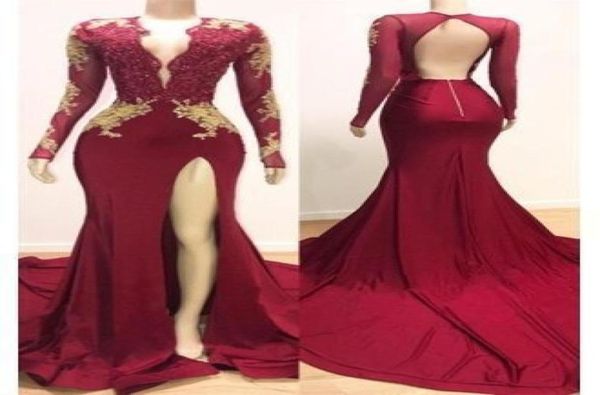 deep v neck burgundy and gold lace 2022 evening prom dresses mermaid long sleeves sequins real po party bridesmaid dress3199870, Black;red
deep v neck burgundy and gold lace 2022 evening prom dresses mermaid long sleeves sequins real po party bridesmaid dress3199870, Black;red