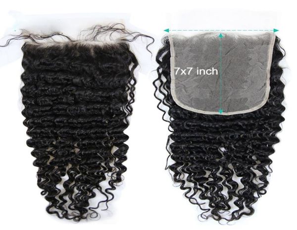 7x7 hd lace closures 10a deep wave preplucked brazilian indian virgin human hair 1420 inch4280973, Black;brown
7x7 hd lace closures 10a deep wave preplucked brazilian indian virgin human hair 1420 inch4280973, Black;brown