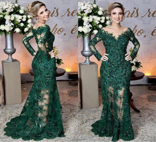 elegant dark green emerald lace appliques long sleeves prom dress sheer mermaid prom lady event party wear evening maxi gown custo3046331, Black
elegant dark green emerald lace appliques long sleeves prom dress sheer mermaid prom lady event party wear evening maxi gown custo3046331, Black