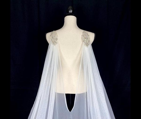 bridal veils ivory white tulle cape wedding shoulder sparkly rhinestone black champagne shining starry accessories for brides7654610
bridal veils ivory white tulle cape wedding shoulder sparkly rhinestone black champagne shining starry accessories for brides7654610