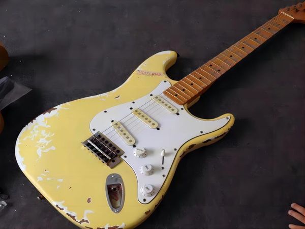 hand made heavy relic masterbuilt yngwi