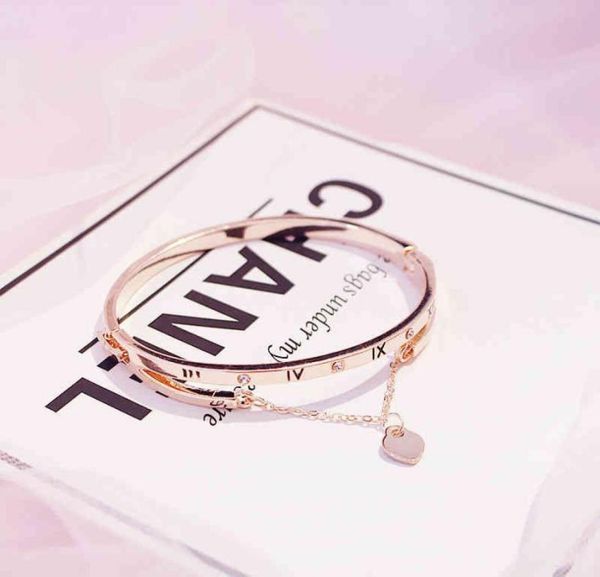 gold rose stainless steel bracelets bangles female heart forever love charm bracelet for women jewelry2513714, Golden;silver
gold rose stainless steel bracelets bangles female heart forever love charm bracelet for women jewelry2513714, Golden;silver