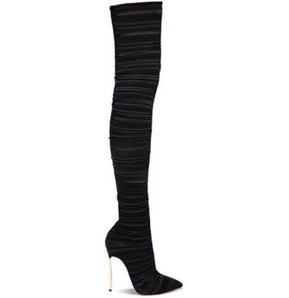 8cm high heels platform over the knee snow women boots shoes woman autumn winter botas thin heels red2910238, Black
8cm high heels platform over the knee snow women boots shoes woman autumn winter botas thin heels red2910238, Black