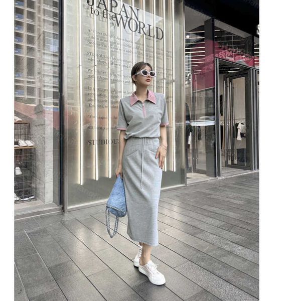 23ss womens designer clothing skirt set polo neck contrasting color embroidery short sleeve diagonal pocket high waist elastic skirt sets wo, White
23ss womens designer clothing skirt set polo neck contrasting color embroidery short sleeve diagonal pocket high waist elastic skirt sets wo, White