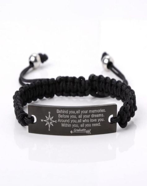 bangle 316 stainless steel graduated bracelet student boy black rope adjustable man wish to son brother friend jewelry gift95135304381035
bangle 316 stainless steel graduated bracelet student boy black rope adjustable man wish to son brother friend jewelry gift95135304381035