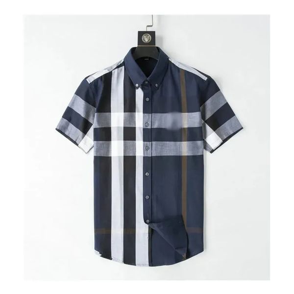designer mens casual shirt fashion mens brand shirt spring summer lapel short sleeved plaid single row buttons comfortable and breathable me, White;black
designer mens casual shirt fashion mens brand shirt spring summer lapel short sleeved plaid single row buttons comfortable and breathable me, White;black
