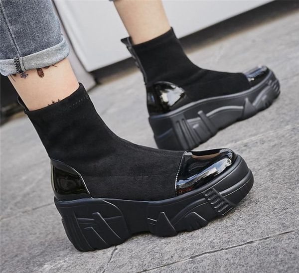 fedonas shoes woman high heeled platforms casual socks boots women autumn winter warm genuine leather ankle boots short b6420671, Black
fedonas shoes woman high heeled platforms casual socks boots women autumn winter warm genuine leather ankle boots short b6420671, Black