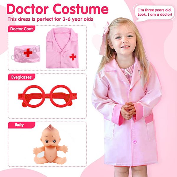 other panties doctor set for kids toys girls role-playing games hospital accessorie medical kit nurse tools bag for children bir, Black;white
other panties doctor set for kids toys girls role-playing games hospital accessorie medical kit nurse tools bag for children bir, Black;white