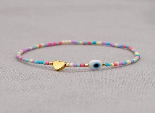 20pcslot fashion jewelry colorful seed beaded golden heart charm bracelet evil eye bracelets for women lovers9443946, Golden;silver
20pcslot fashion jewelry colorful seed beaded golden heart charm bracelet evil eye bracelets for women lovers9443946, Golden;silver