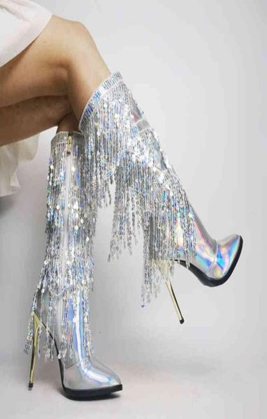 boots ribetrini fashion pointed toe fringe sequined mid calf boots for women zip metallic glitter elegant dress long shoes t28422627, Black
boots ribetrini fashion pointed toe fringe sequined mid calf boots for women zip metallic glitter elegant dress long shoes t28422627, Black