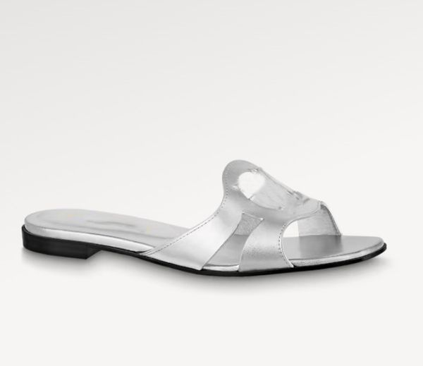 2023 women designer slippers lsola flat mule summer metallic calfskin leather slides beach sandals with box, Black
2023 women designer slippers lsola flat mule summer metallic calfskin leather slides beach sandals with box, Black