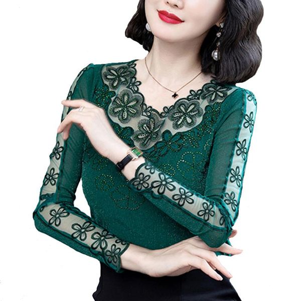 t-shirt m4xl spring autumn women longsleeved t shirt 2022 bright silk mesh shirt patchwork diamond lace blusa, White
t-shirt m4xl spring autumn women longsleeved t shirt 2022 bright silk mesh shirt patchwork diamond lace blusa, White