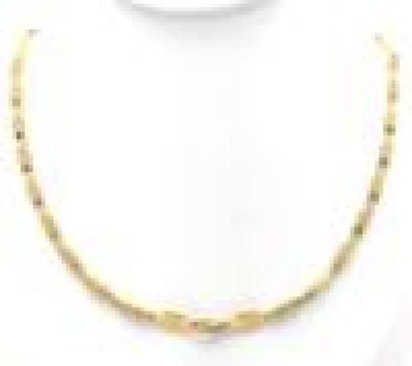 18 k yellow gold stamp link pendant accessories flat chain solid necklace mens womens gift 550 long 3mm2189044, Silver
18 k yellow gold stamp link pendant accessories flat chain solid necklace mens womens gift 550 long 3mm2189044, Silver