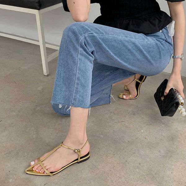 nxy sandals brand women sandal fashion narrow band flat heel ladies gladiator shoes pointed toe ankle buckle zapatos muje 230511, Black
nxy sandals brand women sandal fashion narrow band flat heel ladies gladiator shoes pointed toe ankle buckle zapatos muje 230511, Black
