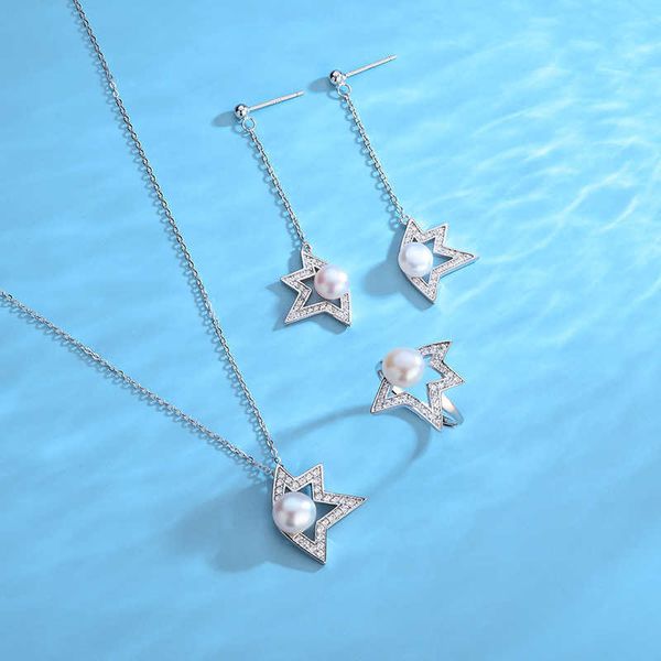 classic 925 sterling silver tiffay comet series pearl set fashion temperament diamond earrings necklace ring jewelry three-piece
classic 925 sterling silver tiffay comet series pearl set fashion temperament diamond earrings necklace ring jewelry three-piece