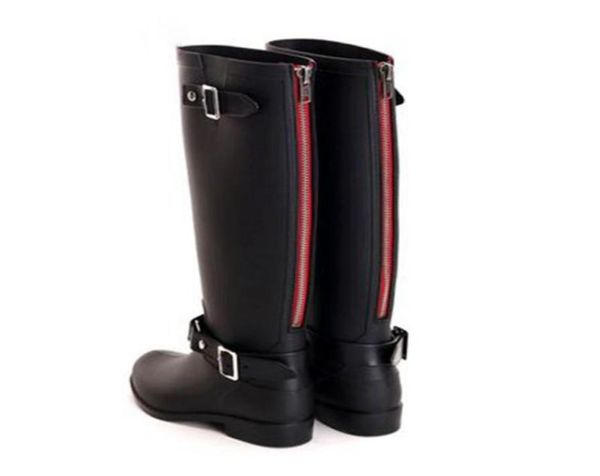 riding style buckle rain boots woman high redblack zipper cool equestrian waterproof rubber shoes add warm winter liner5663722, Black
riding style buckle rain boots woman high redblack zipper cool equestrian waterproof rubber shoes add warm winter liner5663722, Black
