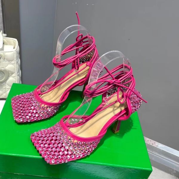 new summer hollow crystal mesh women's sandals genuine leather square toe runway party diamond fashion stiletto sandals design high hee, Black
new summer hollow crystal mesh women's sandals genuine leather square toe runway party diamond fashion stiletto sandals design high hee, Black