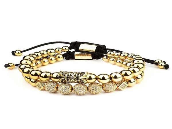 2pcsset men bracelet stainless steel beads jewelry charms for women pulseira holiday gifts6121686, Golden;silver
2pcsset men bracelet stainless steel beads jewelry charms for women pulseira holiday gifts6121686, Golden;silver