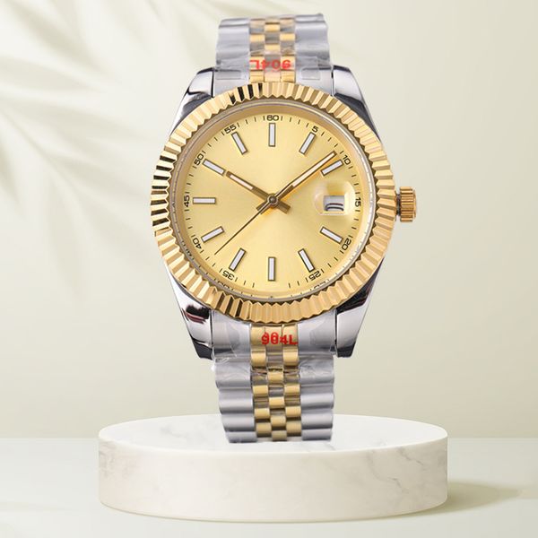luxury watches men ladies reloj just watch 36mm 41mm dial mechanical movement auto date steel band waterproof luminous montre dhgate wristwa, Slivery;golden
luxury watches men ladies reloj just watch 36mm 41mm dial mechanical movement auto date steel band waterproof luminous montre dhgate wristwa, Slivery;golden