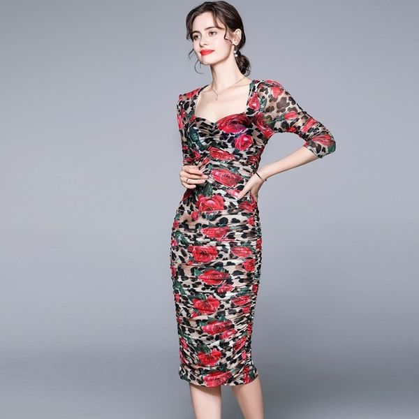 2023 summer european fashion women's print mesh dress, square neck, bag hip style, a-line mid-calf, casual & trendy, size s//l/xl, Black;gray
2023 summer european fashion women's print mesh dress, square neck, bag hip style, a-line mid-calf, casual & trendy, size s//l/xl, Black;gray