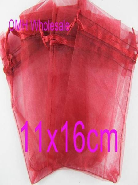 omh whole 11x16cm packaging 100pcs wine red color jewelry festival wedding christmas voile organza packaging gift bags bz0923894219, Black;white
omh whole 11x16cm packaging 100pcs wine red color jewelry festival wedding christmas voile organza packaging gift bags bz0923894219, Black;white