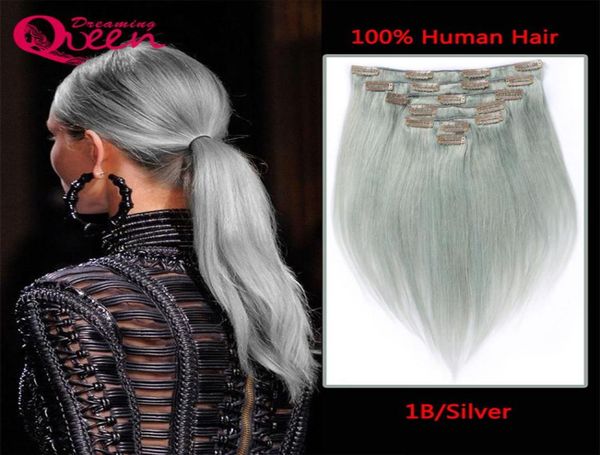 straight hair clip in brazilian virgin human hair extensions silver grey color 7 piecesset 120g clips gray color hair extension9898083, Black
straight hair clip in brazilian virgin human hair extensions silver grey color 7 piecesset 120g clips gray color hair extension9898083, Black